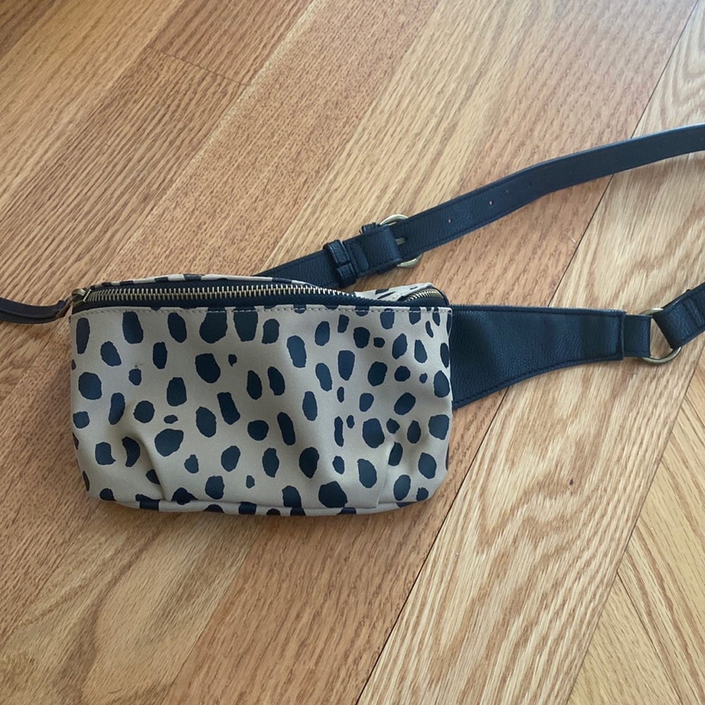 Belted Fanny pack purse